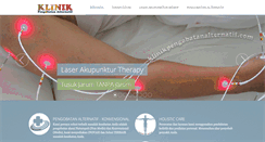 Desktop Screenshot of klinikpengobatanalternatif.com